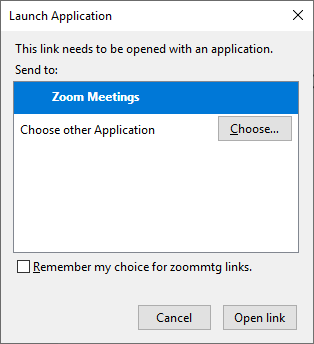 Final Step for Mozilla Firefox Join Zoom